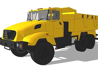 超精细汽车模型 卡车 KrAZ-65032